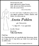 eine Anzeige