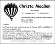 eine Anzeige